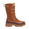 Image de Sorel - Bottes hautes d'hiver imperméables et isolantes - Torino  V Tall Wp W Velvet Tan Tobacco pour Femme en Cuir - Taille 37 - Marron