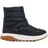 Image de Columbia - Bottes imperméables et respirantes - Snowtrot Mid Black Sea Salt pour Femme - Taille 40 - Noir