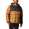 Image de Columbia - Doudoune à capuche isolante - Pike Lake  II Hooded Jacket Delta, Black pour Homme - Taille XL - Marron