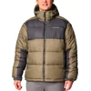 Image de Columbia - Doudoune à capuche isolante - Pike Lake II Hooded Jacket Stone Green Shark pour Homme - Taille M - Kaki