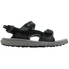 Image de Columbia - Sandales de marche - Konos Hiker 3-Strap Black City Grey pour Homme en Cuir - Taille 45 - Noir