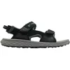 Image de Columbia - Sandales de marche - Konos Hiker 3-Strap Black City Grey pour Homme en Cuir - Taille 42 - Noir