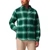 Image de Columbia - Chemise en sherpa - Windward II Shirt Jacket Rain Forest Blurred Ombre pour Homme - Taille S - Vert