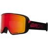 Image de Giro - Masque de ski - Method Black Red Stacked Vivid Ember/Infrared pour Homme - Noir