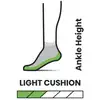 Image de Chaussettes de randonnée SMARTWOOL Light cushion Ankle (Medium Grey)