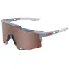 Image de Lunettes de soleil 100% SPEEDCRAFT (Soft Tact Stone Grey - HiPER Crimson Silver Mirror Lens) Cat. 3