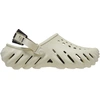 Image de Crocs - Sandales en mousse - Echo Clog Bone/Black - Taille 41-42 - Beige