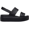 Image de Sandales compensées Crocs  Sabots  Brooklyn 4u noir P32572697