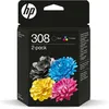 Image de HP 308 (6L6S6UE) - Noir + 3 couleurs - Cartouche d'encre - Multipack