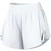 Image de Short taille mi-haute avec sous-short intégré femme Nike AeroSwift Dri-FIT AD 8 cm Blanc M FN2328-100