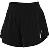 Image de Short taille mi-haute avec sous-short intégré femme Nike AeroSwift Dri-FIT AD 8 cm Noir XL FN2328-010