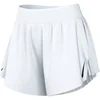 Image de Short taille mi-haute avec sous-short intégré femme Nike AeroSwift Dri-FIT AD 8 cm Blanc L FN2328-100
