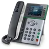 Image de HP Poly Edge E350 - TÃ©lÃ©phone VoIP avec ID d'appelant/appel en instance - (confÃ©rence) Ã  trois capacitÃ© d'appel - SIP, SDP - bleu nuit, blanc