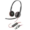 Image de HP Poly Blackwire 3215 - Blackwire 3200 Series - micro-casque - sur-oreille - filaire - jack 3,5mm, USB-C - noir - CertifiÃ© pour Skype for Business, CertifiÃ© Avaya, certifiÃ© Cisco Jabber, certifiÃ© UC