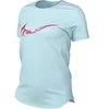 Image de Maillot à motif femme Nike One Dri-FIT Bleu S FV6373-474