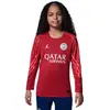 Image de Maillot Fourth manches longues gardien enfant PSG Dri-FIT Stadium Stadium 2024/25 Rouge 10/12 ans HJ6859-660