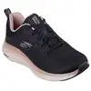 Image de Chaussures SKECHERS VAPOR FOAM - MIDNIGHT GLIMMER (BLACK / ROSE GOLD) Femme