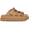 Image de Sandales UGG W GOLDENGLOW SLIDE (DARK SAND) Femme