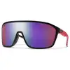 Image de Lunettes de soleil SMITH BOOMTOWN (noir-rouge)