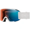 Image de Smith - Masque de ski photochromique - Squad S White Vapor Chromapop Pro Photochromic Blue Mirror en Silicone - Blanc