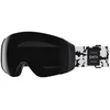 Image de Smith - Masque de ski - 4D Mag S Black Marble Chromapop Sun Black en Silicone - Noir