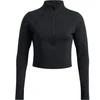 Image de Sweatshirt 1/2 zip en maille femme Under Armour Launch Elite Noir XS 1386338-001