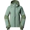 Image de The North Face - Veste de ski - W Lenado Jacket Slate Moss Bark Mist pour Femme - Taille L - Vert