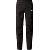 Image de The North Face - Pantalon déperlant de randonnée - M Exploration Reg Tapered Convertible Pant TNF Black pour Homme en Nylon - Taille 34 - Noir