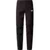 Image de The North Face - Pantalon déperlant de randonnée - M Exploration Reg Tapered Convertible Pant TNF Black pour Homme en Nylon - Taille 40 - Noir