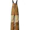 Image de The North Face - Salopette de ski imperméable et coupe-vent - M Ceptor Bib Utility Brown Khaki Stone pour Homme - Taille S - Marron