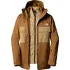 Image de The North Face - Veste de ski 3 en 1 - M Fourbarrel Triclimate Jacket Utility Brown Khaki Stone pour Homme - Taille S - Marron