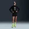 Image de Short De Running 2-En-1 Taille Mi-Haute Dri-Fit Nike Swift Pour Femme - Noir - S (Fr 38-40)