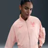 Image de Veste Aviateur Oversize Nike Football Fff Essential Pour Femme - Rose