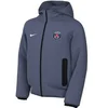 Image de Veste de survêtement full zip enfant PSG Tech Fleece 2025/26 Bleu 8/10 ans HJ6510-491