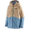Image de Patagonia - Veste de ski respirante - W's Powder Town Jkt Oar Tan pour Femme - Taille XS - Beige