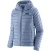 Image de Patagonia - Doudoune légère en duvet - W's Down Sweater Hoody Barnacle Blue pour Femme - Taille M - Bleu