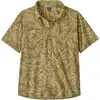 Image de Patagonia - Chemise légère et respirante en chanvre et coton biologique - M's Back Step Shirt Earthen Weathered Stone pour Homme en Coton - Taille M -