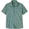 Image de Patagonia - Chemise légère et respirante en coton biologique - M's Go To Shirt Suns Blue Sage pour Homme en Coton - Taille S - Bleu