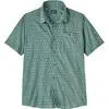 Image de Patagonia - Chemise légère et respirante en coton biologique - M's Go To Shirt Suns Blue Sage en Coton - Taille M - Bleu