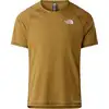 Image de The North Face - T-shirt de running léger et respirant - M Sunriser SS Cedar pour Homme - Taille XL - Marron