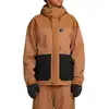 Image de Volcom - Veste de snow imperméable et respirante - Kleveland Jacket Terra Brown pour Homme - Taille L - Marron