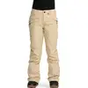 Image de Volcom - Pantalon de snow imperméable et respirant en GORE-TEX ePE - Kanyon Insulated Gore-Tex Pant W Oatmeal pour Femme - Taille S - Beige