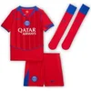 Image de Mini-kit Third enfant PSG 2025/26 Rouge 5/6 ans HM4137-680