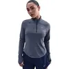 Image de Maillot manches longues 1/4 zip femme Nike Tempo Bleu S HV2852-410
