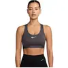 Image de Brassière medium femme Nike Swoosh Gris L DX6821-036