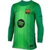 Image de Maillot de gardien manches longues enfant FC Barcelone 2025/26 Vert 12/13 ans HQ0473-311