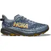 Image de Hoka - Chaussures de trail en GORE-TEX - Speedgoat 6 GTX M Washed Blue/Asphalt Grey pour Homme en Nylon - Taille 44 - Gris