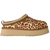 Image de Ugg - Chaussons chauds et confortables en cuir - W Tazz Plains Felicity Leopard Jasmine pour Femme en Cuir - Taille 40 - Marron