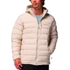 Image de Columbia - Doudoune déperlante en duvet naturel - Drift Peak Stretch Down Hooded Jacket Dark Stone pour Homme - Taille M - Blanc