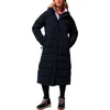 Image de Columbia - Doudoune isolante en duvet naturel - Amaze Puff Long Hooded Jacket Black - Taille L - Noir